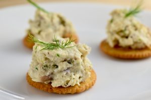rillettes on crackers