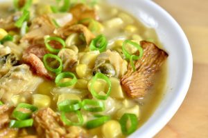 Clam, Corn, and Chanterelle Chowder