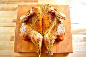roasted spatchcocked turkey