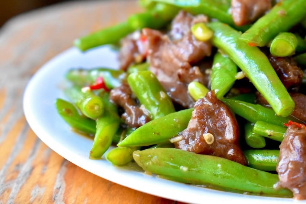 Wild Pork and Green Bean Stir Fry