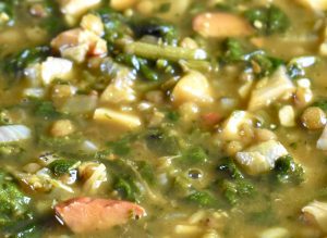 Mixed Wild Mushroom and Lentil Soup